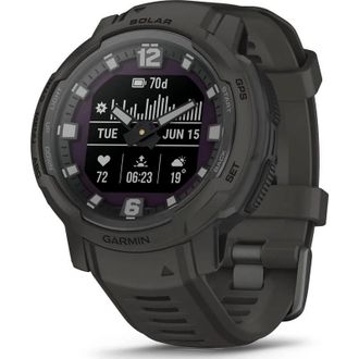 Смарт-часы Garmin Instinct Crossover Solar Graphite (010-02730-11/01) - фото 1 Смарт-часы Garmin Instinct Crossover Solar Graphite (010-02730-11/01) - фото 1