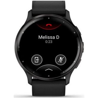 Смарт-часы Garmin Venu 3 Slate S. Steel Bezel w. Black Case and Leather Band (010-02784-52/02) (UA) - фото 2