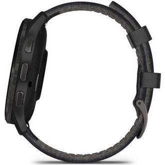 Смарт-часы Garmin Venu 3 Slate S. Steel Bezel w. Black Case and Leather Band (010-02784-52/02) (UA) - фото 4