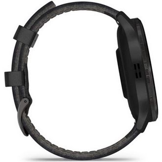 Смарт-часы Garmin Venu 3 Slate S. Steel Bezel w. Black Case and Leather Band (010-02784-52/02) (UA) - фото 5