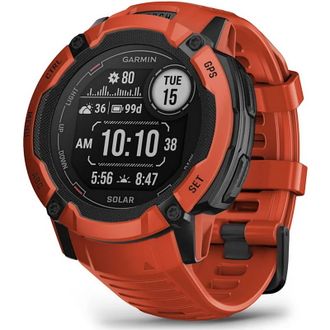 Смарт-часы Garmin Instinct 2X Solar Flame Red (010-02805-11/01) - фото 1 Смарт-часы Garmin Instinct 2X Solar Flame Red (010-02805-11/01) - фото 1