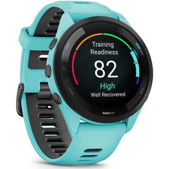 Смарт-часы Garmin Forerunner 265 Black Bezel w. Aqua Case and Aqua/Black Silicone Band (010-02810-02/12) - фото 3