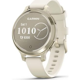 Смарт-часы Garmin Lily 2 Active, 38mm Lunar Gold Silicone Band Bone NFC EU (010-02891-00) - фото 1 Смарт-часы Garmin Lily 2 Active, 38mm Lunar Gold Silicone Band Bone NFC EU (010-02891-00) - фото 1