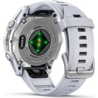 Смарт-годинник Garmin Fenix 8 43mm AMOLED Silver with Whitestone Silicone Band (010-02903-00/06) - фото 5 Смарт-годинник Garmin Fenix 8 43mm AMOLED Silver with Whitestone Silicone Band (010-02903-00/06) - фото 5