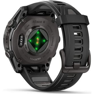 Смарт-часы Garmin Fenix 8 43mm AMOLED Sapphire CarbonGray DLC Tit.w.Black/Pebble Gray S.Band (010-02903-21) (UA) - фото 6 Смарт-часы Garmin Fenix 8 43mm AMOLED Sapphire CarbonGray DLC Tit.w.Black/Pebble Gray S.Band (010-02903-21) (UA) - фото 6