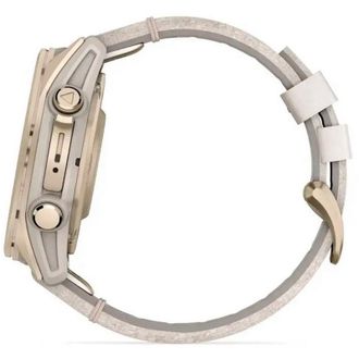 Смарт-часы Garmin Fenix8 43mm AMOLED Sapphire Soft Gold with Limestone Leather Band (010-02903-40) (UA) - фото 4
