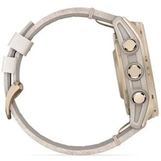 Смарт-часы Garmin Fenix8 43mm AMOLED Sapphire Soft Gold with Limestone Leather Band (010-02903-40) (UA) - фото 5