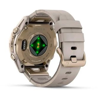 Смарт-часы Garmin Fenix8 43mm AMOLED Sapphire Soft Gold with Limestone Leather Band (010-02903-40) (UA) - фото 6