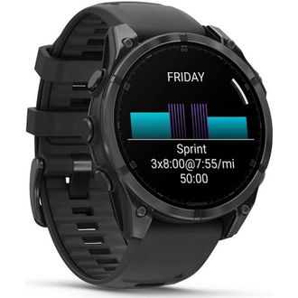Смарт-часы Garmin Fenix 8 47mm AMOLED Slate Grey with Black Silicone (010-02904-00/09) (UA) - фото 3 Смарт-часы Garmin Fenix 8 47mm AMOLED Slate Grey with Black Silicone (010-02904-00/09) (UA) - фото 3