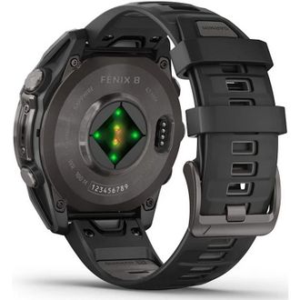 Смарт-годинник Garmin fenix 8 AMOLED 47 mm Sapphire, Carbon Gray DLC Titanium with Black/Pebble Gray Silicone Band (010-02904-20/21/29) - фото 5 Смарт-годинник Garmin fenix 8 AMOLED 47 mm Sapphire, Carbon Gray DLC Titanium with Black/Pebble Gray Silicone Band (010-02904-20/21/29) - фото 5