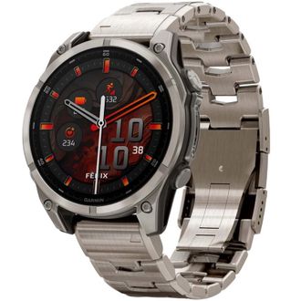 Смарт-часы Garmin Fenix8 47mmAMOLED Sapphire Titanium with Vented Titanium Bracelet 010-02904-40 (UA) - фото 1