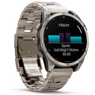 Смарт-часы Garmin Fenix8 47mmAMOLED Sapphire Titanium with Vented Titanium Bracelet 010-02904-40 (UA) - фото 2