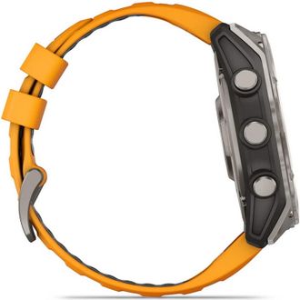 Смарт-часы Garmin Fenix8 51mm AMOLED SapphireTitanium w.Spark Orange/Graphite Silicone Band 010-02905-11 (UA) - фото 4 Смарт-часы Garmin Fenix8 51mm AMOLED SapphireTitanium w.Spark Orange/Graphite Silicone Band 010-02905-11 (UA) - фото 4