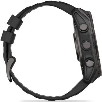 Смарт-часы Garmin Fenix 8 51mm AMOLED Sapphire Carbon Gray DLC Titanium w. Black/Pebble Gray S. Band (010-02905-20/21) - фото 4 Смарт-часы Garmin Fenix 8 51mm AMOLED Sapphire Carbon Gray DLC Titanium w. Black/Pebble Gray S. Band (010-02905-20/21) - фото 4