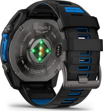 Смарт-часы Garmin D2 Mach 2 51mm Carbon Gray DLC Titanium w. Vented Titanium Bracelet (010-02905-30/31) - фото 7 Смарт-часы Garmin D2 Mach 2 51mm Carbon Gray DLC Titanium w. Vented Titanium Bracelet (010-02905-30/31) - фото 7