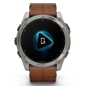 Смарт-часы Garmin fenix 8 AMOLED 51 mm Sapphire, Graphite/Carbon Gray DLC Titanium with QuickFit leather strap 26 mm (010-02905-40) - фото 3 Смарт-часы Garmin fenix 8 AMOLED 51 mm Sapphire, Graphite/Carbon Gray DLC Titanium with QuickFit leather strap 26 mm (010-02905-40) - фото 3
