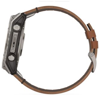 Смарт-часы Garmin fenix 8 AMOLED 51 mm Sapphire, Graphite/Carbon Gray DLC Titanium with QuickFit leather strap 26 mm (010-02905-40) - фото 4 Смарт-часы Garmin fenix 8 AMOLED 51 mm Sapphire, Graphite/Carbon Gray DLC Titanium with QuickFit leather strap 26 mm (010-02905-40) - фото 4