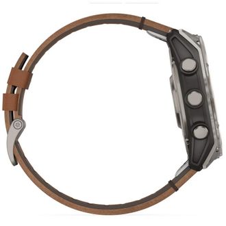 Смарт-часы Garmin fenix 8 AMOLED 51 mm Sapphire, Graphite/Carbon Gray DLC Titanium with QuickFit leather strap 26 mm (010-02905-40) - фото 5 Смарт-часы Garmin fenix 8 AMOLED 51 mm Sapphire, Graphite/Carbon Gray DLC Titanium with QuickFit leather strap 26 mm (010-02905-40) - фото 5