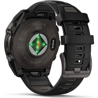 Смарт-годинник Garmin fenix 8 47mm Solar Sapphire Carbon Gray DLC Titanium w. Black/Pebble Gray S. Band (010-02906-11) (UA) - фото 6 Смарт-годинник Garmin fenix 8 47mm Solar Sapphire Carbon Gray DLC Titanium w. Black/Pebble Gray S. Band (010-02906-11) (UA) - фото 6