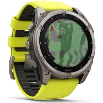 Смарт-часы Garmin Fenix8 51mm Solar Sapphire Titanium w.Amp Yellow/Graphite Silicone Band (010-02907-20/21) (UA) - фото 3 Смарт-часы Garmin Fenix8 51mm Solar Sapphire Titanium w.Amp Yellow/Graphite Silicone Band (010-02907-20/21) (UA) - фото 3
