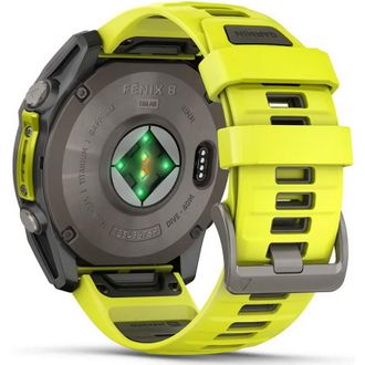 Смарт-часы Garmin Fenix8 51mm Solar Sapphire Titanium w.Amp Yellow/Graphite Silicone Band (010-02907-20/21) (UA) - фото 6 Смарт-часы Garmin Fenix8 51mm Solar Sapphire Titanium w.Amp Yellow/Graphite Silicone Band (010-02907-20/21) (UA) - фото 6