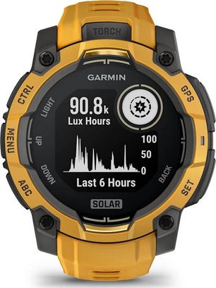 Смарт-годинник Garmin Instinct 3 45mm Solar Sunburst with Sunburst/Gray Band (010-02934-02) - фото 2 Смарт-годинник Garmin Instinct 3 45mm Solar Sunburst with Sunburst/Gray Band (010-02934-02) - фото 2