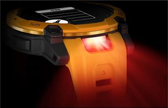 Смарт-часы Garmin Instinct 3 50mm Solar Sunburst with Sunburst/Gray Band (010-02935-02/42) - фото 7