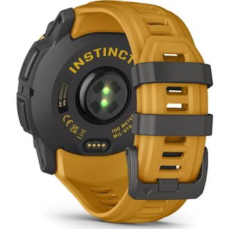 Смарт-часы Garmin Instinct 3 50mm Solar Sunburst with Sunburst/Gray Band (010-02935-02/42) - фото 4