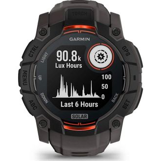 Смарт-часы Garmin Instinct 3 50mm Solar Black with Charcoal Silicone Band (010-02935-00/40) (UA) - фото 2 Смарт-часы Garmin Instinct 3 50mm Solar Black with Charcoal Silicone Band (010-02935-00/40) (UA) - фото 2