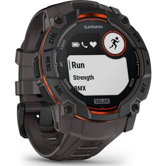 Смарт-часы Garmin Instinct 3 50mm Solar Black with Charcoal Silicone Band (010-02935-00/40) (UA) - фото 3 Смарт-часы Garmin Instinct 3 50mm Solar Black with Charcoal Silicone Band (010-02935-00/40) (UA) - фото 3