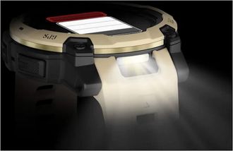 Смарт-часы Garmin Instinct 3 45mm AMOLED Citrine with Citrine Band (010-02936-02) - фото 6