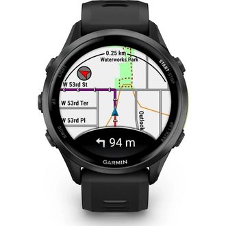 Смарт-часы Garmin Forerunner 970 Carbon Gray DLC Titanium w. Black Case and Black/Translucent W. Band (010-02969-00/10/60) - фото 2