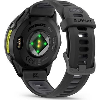 Смарт-часы Garmin Forerunner 970 Carbon Gray DLC Titanium w. Black Case and Black/Translucent W. Band (010-02969-00/10/60) - фото 6