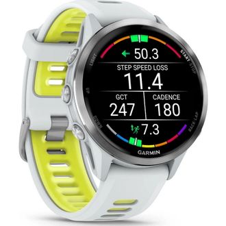 Смарт-часы Garmin Forerunner 970 Titanium w. Whitestone Case and Whitestone/T. Amp Yellow Band (010-02969-01/11/61) - фото 3 Смарт-часы Garmin Forerunner 970 Titanium w. Whitestone Case and Whitestone/T. Amp Yellow Band (010-02969-01/11/61) - фото 3