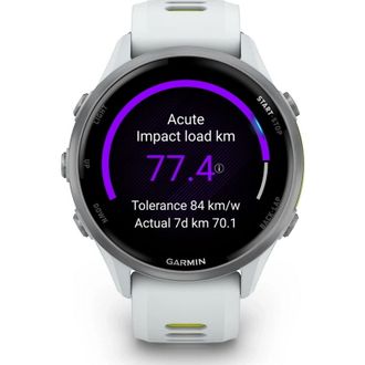 Смарт-часы Garmin Forerunner 970 Titanium w. Whitestone Case and Whitestone/T. Amp Yellow Band (010-02969-01/11/61) - фото 4 Смарт-часы Garmin Forerunner 970 Titanium w. Whitestone Case and Whitestone/T. Amp Yellow Band (010-02969-01/11/61) - фото 4