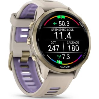 Смарт-годинник Garmin Forerunner 970 Soft Gold Titanium w. French Gray C. and French Gray/T. Indigo Band (010-02969-02/12/62) - фото 3 Смарт-годинник Garmin Forerunner 970 Soft Gold Titanium w. French Gray C. and French Gray/T. Indigo Band (010-02969-02/12/62) - фото 3