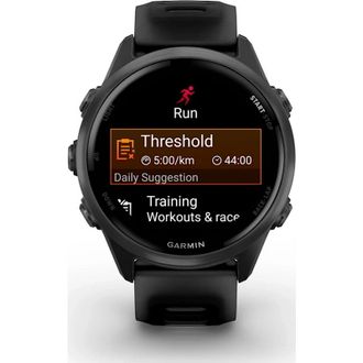 Смарт-годинник Garmin Forerunner 570 42mm Slate Gray Aluminum w. Translucent Black/Black Band (010-02970-00/40) - фото 2