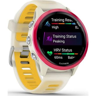 Смарт-часы Garmin Forerunner 570 42mm Raspberry Aluminum w. Translucent Bone/Mango Band (010-02970-02/42) - фото 3