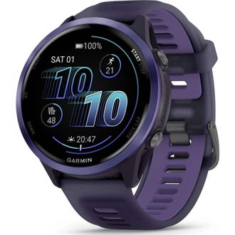 Смарт-годинник Garmin Forerunner 570 47mm Indigo Aluminium w. Translucent Imperial Purple/Indigo Band (010-02971-02) - фото 1