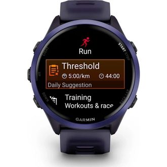 Смарт-годинник Garmin Forerunner 570 47mm Indigo Aluminium w. Translucent Imperial Purple/Indigo Band (010-02971-02) - фото 2