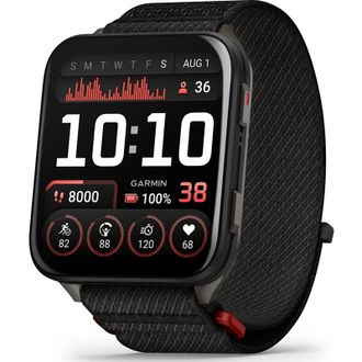 Смарт-годинник Garmin Venu X1 Black with Slate Titanium Caseback and Black ComfortFit Nylon Band (010-02980-00/02/13) (UA) - фото 1 Смарт-годинник Garmin Venu X1 Black with Slate Titanium Caseback and Black ComfortFit Nylon Band (010-02980-00/02/13) (UA) - фото 1