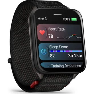 Смарт-годинник Garmin Venu X1 Black with Slate Titanium Caseback and Black ComfortFit Nylon Band (010-02980-00/02/13) (UA) - фото 3 Смарт-годинник Garmin Venu X1 Black with Slate Titanium Caseback and Black ComfortFit Nylon Band (010-02980-00/02/13) (UA) - фото 3