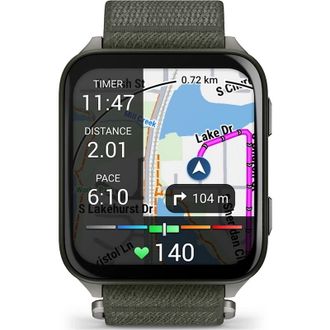 Смарт-часы Garmin Venu X1 Moss with Titanium Caseback and Moss ComfortFit Nylon Band (010-02980-01/03/23) - фото 2 Смарт-часы Garmin Venu X1 Moss with Titanium Caseback and Moss ComfortFit Nylon Band (010-02980-01/03/23) - фото 2