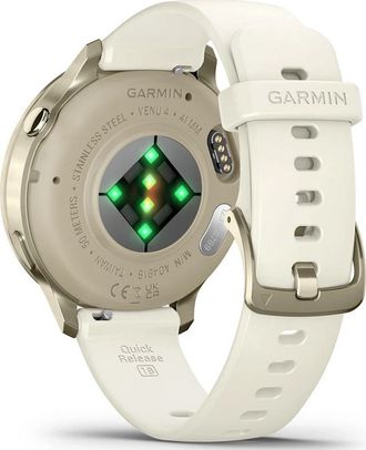 Смарт-часы Garmin Venu 4 41 mm Lunar Gold with Bone Silicone Band (010-03013-00) - фото 6 Смарт-часы Garmin Venu 4 41 mm Lunar Gold with Bone Silicone Band (010-03013-00) - фото 6