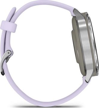Смарт-годинник Garmin Venu 4 41 mm Silver with Periwinkle Silicone Band (010-03013-01) - фото 4