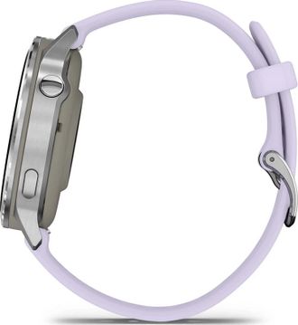 Смарт-годинник Garmin Venu 4 41 mm Silver with Periwinkle Silicone Band (010-03013-01) - фото 5