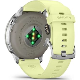 Смарт-часы Garmin Venu 4 45 mm Silver with Citron Silicone Band (010-03014-02) (UA) - фото 6