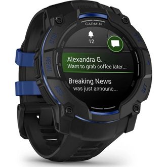 Смарт-часы Garmin Instinct 3 50mm AMOLED Black with Black Band (010-03020-03) - фото 1
