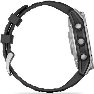 Смарт-часы Garmin Fenix E 47mm AMOLED Stainless Steel with Black Silicone Band (010-03025-02/00) - фото 4 Смарт-часы Garmin Fenix E 47mm AMOLED Stainless Steel with Black Silicone Band (010-03025-02/00) - фото 4