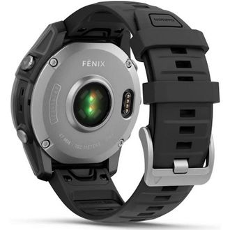 Смарт-часы Garmin Fenix E 47mm AMOLED Stainless Steel with Black Silicone Band (010-03025-02/00) - фото 6 Смарт-часы Garmin Fenix E 47mm AMOLED Stainless Steel with Black Silicone Band (010-03025-02/00) - фото 6